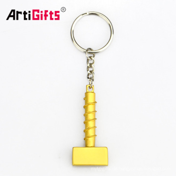 China Key Chian Hersteller Großhandel benutzerdefinierte Bulk Blank Metall Gold Bar Keychain